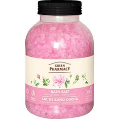 Green Pharmacy Bath Salt Rosa Damascena Almizcle Blanco 1000 g