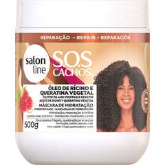 Salon Line Sos Máscara Ricino e Queratina 500ml
