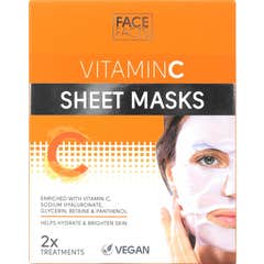 FaceFacts Vitaminc Sheet Masks 2x20ml