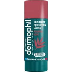 Dermophil Getinte Lip Stick Paars Roze 4g
