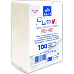 Lch Pure Compresa Estéril No tejido 7,5x7,5cm 100uds