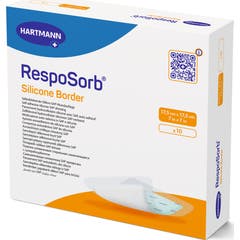 Hartmann RespoSorb Silicone Border 17,5 x 17,5 cm 10 stk