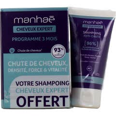 Manhaé Cheveux Expert Set Programa 3 Meses + Champú Anticaída