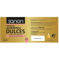 Sanon Sweet Almond Oil 1000ml