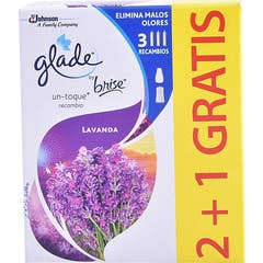 Glade One Touch Air Freshener Refills Lavender 3pcs