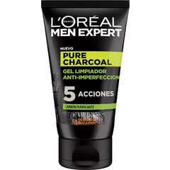 L'Oreal Men Expert Pure Charcoal Gel Limpiador 100ml