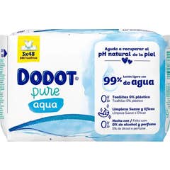 Dodot Toallitas Cuidado Total Aqua 3x48uds Dodot Toallitas Cuidado Total Aqua 3x48uds