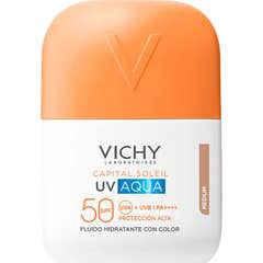 Vichy Capital Soleil Uv Aqua Fluido Hidratante Spf50 Medio 50 ml