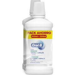 Oral-B Gum & Enamel Mouthwash 2x500ml