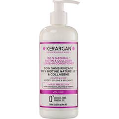 Kerargan Tratamiento Sin Aclarado Biotina & Colágeno Voluminizador 350ml