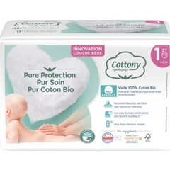 Cottony Baby Diaper T1 2-5Kg 27Unts