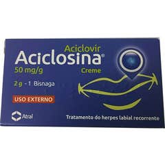 Aciclosina Aciclovir 50mg/g Creme 2g