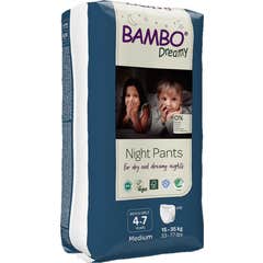 Bambo Dreamy Fraldas Noturnas 15-35kg 4-7 Anos 10 Unidades