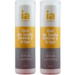Interaphotek gel de baño avena y trigo 750ml+750ml