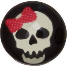 Inverness Stainless Steel Earring 194-1C Pink Skull