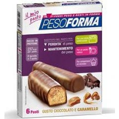 Pesoforma Bar Caramello 6Pz