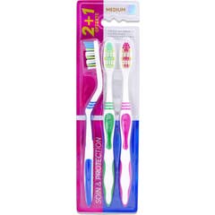 Pharmascience Cepillo de Dientes Medio 3 uds