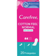 Carefree Cotton Toallas Diarias 20uds