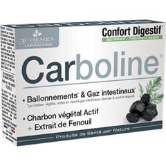 Les 3 Chênes Carboline Carbón Vegetal 30comp Les 3 Chênes Carboline Carbón Vegetal 30comp