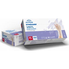 Intco Guantes Vinilo Sin Polvo Talla XL 100uds