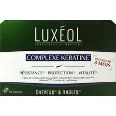 Luxeol Complexe Kératine 90 caps