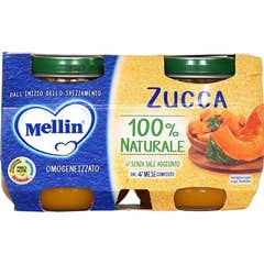 Mellin Omogeneizzato Zucca +4m 2x125g