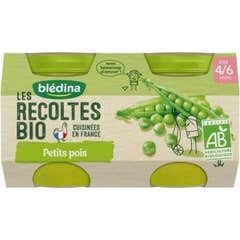 Bldina Les R Cosecha Bio guisantes 4-6 Meses 2 X130 g