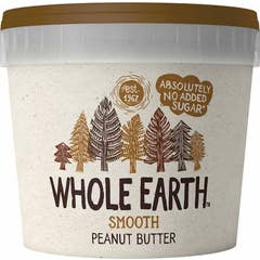 Whole Earth Crema de Cacahuete Original Suave Sin Azúcar 1kg