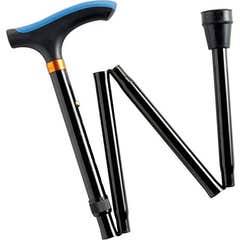 Herdegen Canne T Advance Aluminium Bi-Matière Bleu 1ud