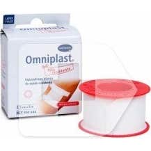 Omniplast white fabric adhesive tape 10m