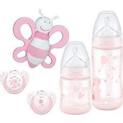 Nuk Set Nacimiento Baby Rosado