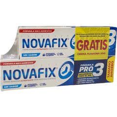 Novafix Dentifrico Formula Pro 3 Sin Sabor 70g + 50g