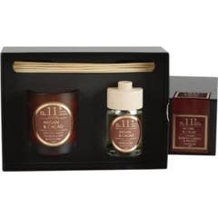 Cerabella Setperf11 Candle + Mikado Argan Cocoa 23x16.6x8.3cm
