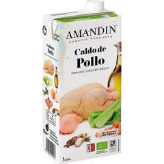 Amandin Brodo di pollo naturale Eco 1000ml