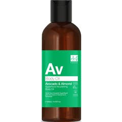 Dr. Botanicals Avocado & Almond Nourishing Body Oil 200ml