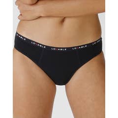 Lovable Pants Slip Flujo Abundante Negro TL 1ud