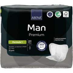 Abena Man Premium Protectores Fórmula 1 15uds