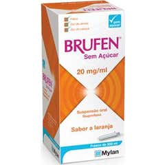 Mylan Brufen Sem Açúcar 20mg/ml Suspensão Oral Ibuprofeno 200ml