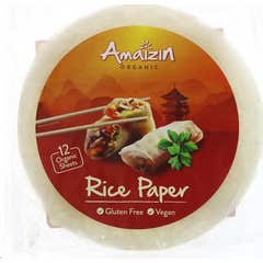 Amaizin Papel Arroz Bio 12uds