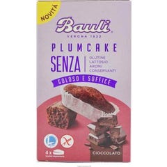 Bauli Plumcake Cioccolato Senza Glutine Bio 4 Unità