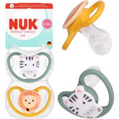 NUK Perfect Match Air Fopspeen Silicoon 6-18M 2 stuks