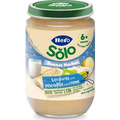 Hero Solo Buenas Noches Verduras y Pescadilla +6M 190 g