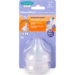 Lansinoh Tetine Naturel Wave Lent2