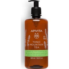 Apivita Gel de Baño Mountain Tea con Aceites Esenciales Ecopack 500 ml