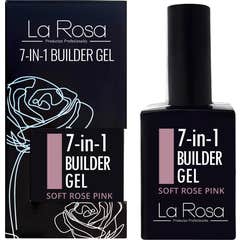 La Rosa Builder Gel 7 In 1 Soft Rose Pink 15 ml