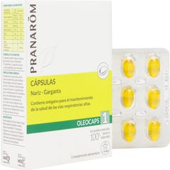 Oleocaps Vias respiratorias 30 cápsulas Pranarôm, Cápsulas (Código PF )