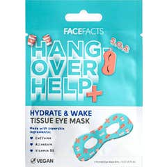 FaceFacts Hangover Help+ Tissue Eye Mask 8ml