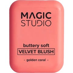 Magic Studio Powder Blush Velvet Blush Golden Coral 7.5 g