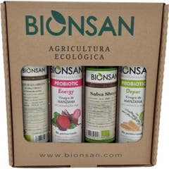 Bionsan Pack Aceites Vinagres y Salsa Shoyu Eco 4uds