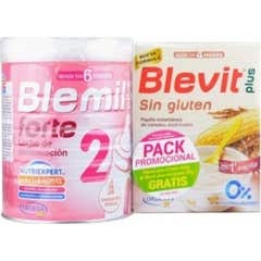 Blemil Plus Forte 2 Ordesa 800g + Blevit Gluten Free 90g Free